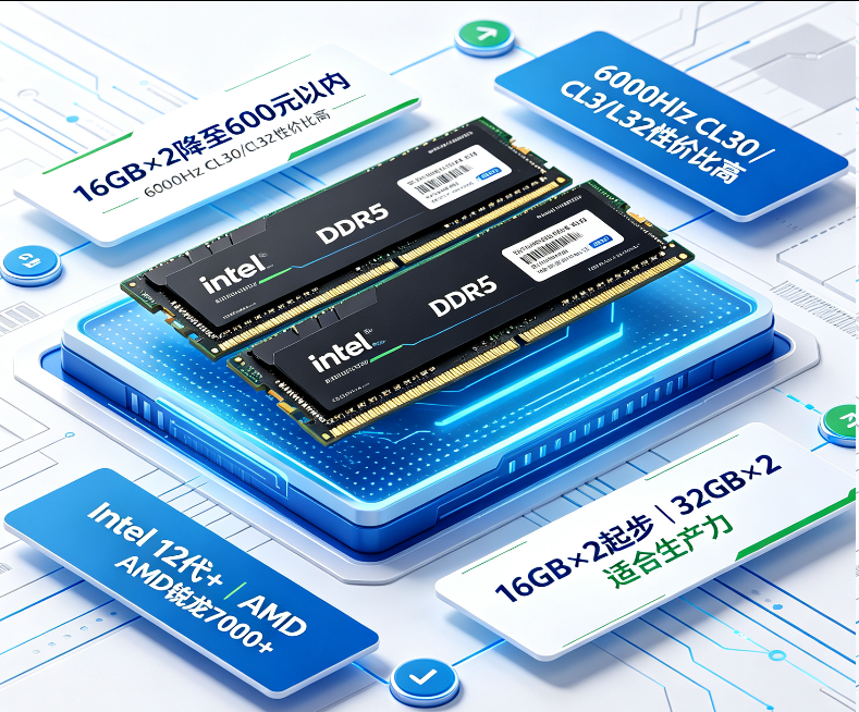 DDR5内存价格持续走低，现在适合入手吗？
